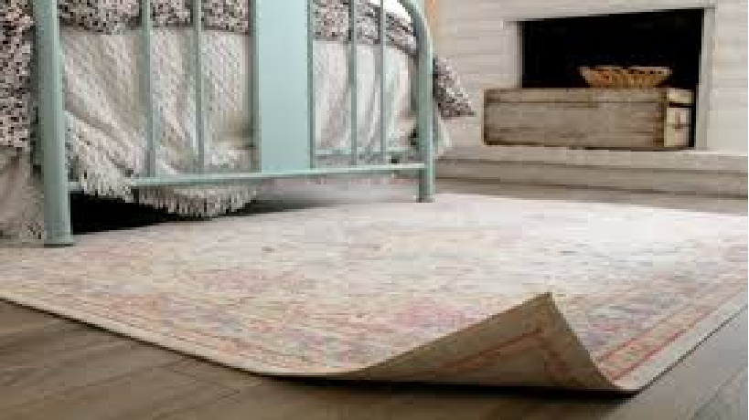 how to fix curled rug corners