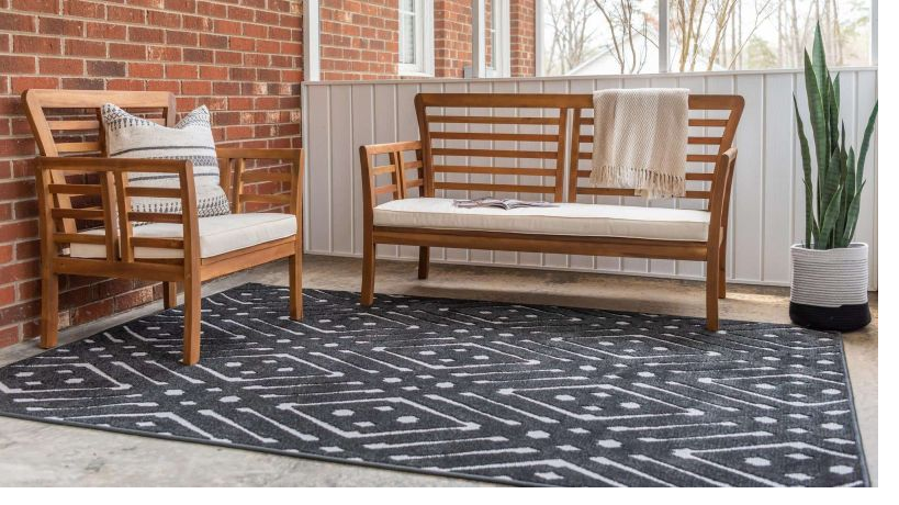 outdoor rug that doesn't hold water