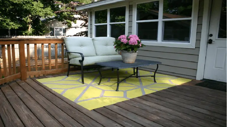 outdoor rug pad for deck