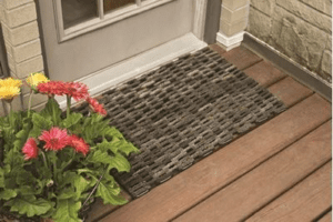 outdoor door mats that drain water