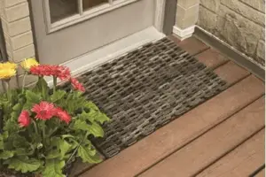 outdoor door mats that drain water